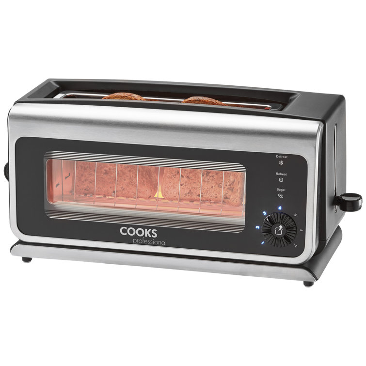 Cooks Professional Glass Toaster & Reviews Wayfair.co.uk